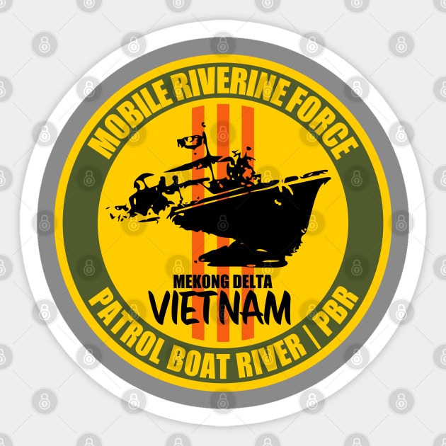 Mobile Riverine Force Mekong Delta Vietnam Sticker by TCP